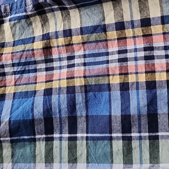 Janie & Jack long sleeve button down plaid shirt size 5 - Picture 7 of 8